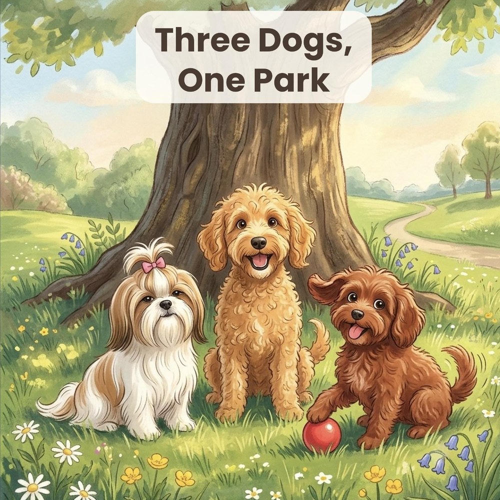 Cover of Three Dogs, One Park