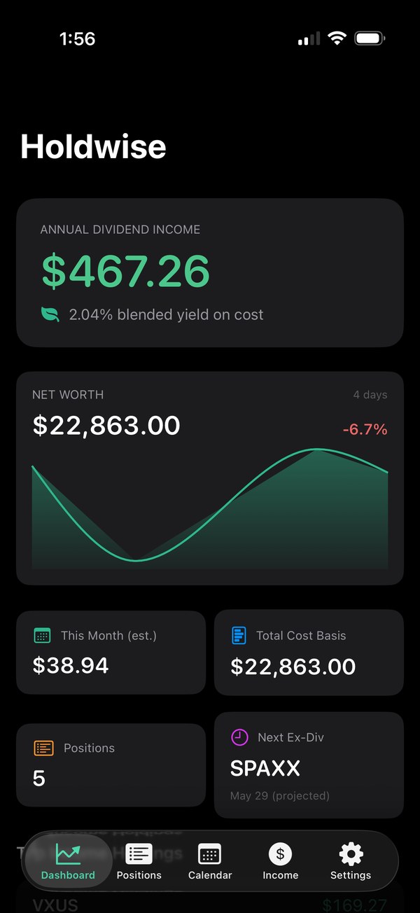Holdwise screenshot 6
